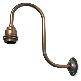 Long Swan Neck Wall Light Fitting